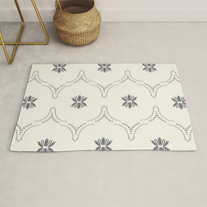 WILDFLOWER JASMIN GREY Rug Gallery Image 1