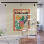 Mai Tai Vintage Cocktail Recipe  Wall Mural Gallery Image 1