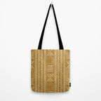 mustard mud cloth - arrow cross Tote Bag Gallery Image 2