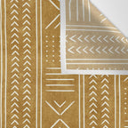 mustard mud cloth - arrow cross Wall Tapestry Gallery Image 3