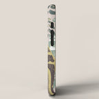 Block print Home pattern earthy colors iPhone Case Gallery Image 2