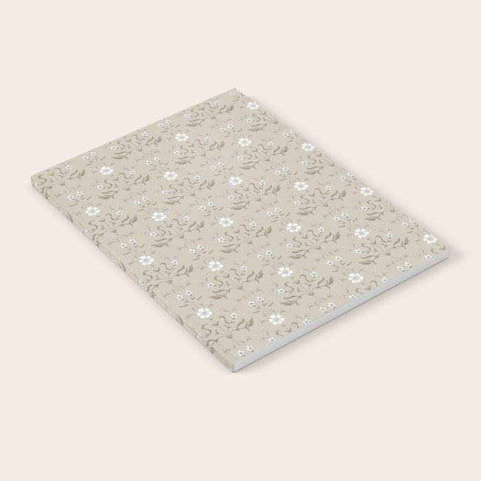 Vintage Cafe Floral - Oat Notebook Gallery Image 2