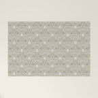 Vintage Cafe Floral - Oat Welcome Mat Gallery Image 1
