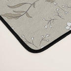 Vintage Cafe Floral - Oat Desk Mat Gallery Image 4