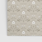 Vintage Cafe Floral - Oat Poster Gallery Image 3