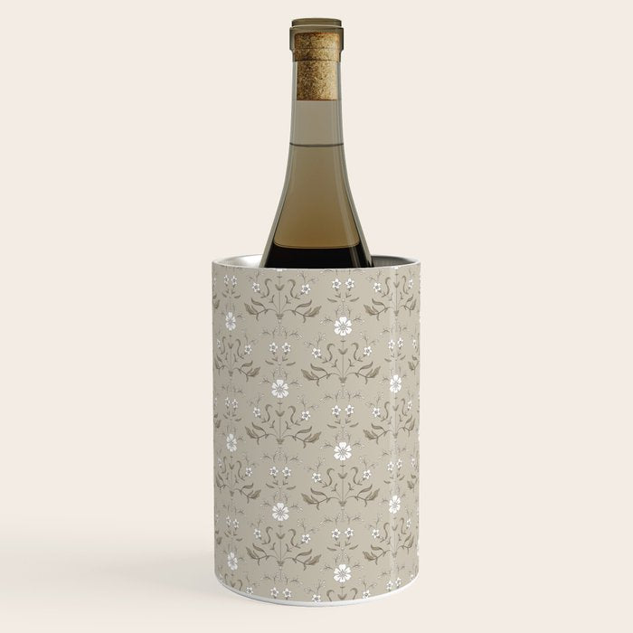 Vintage Cafe Floral - Oat Wine Chiller Gallery Image 1