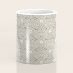 Vintage Cafe Floral - Oat Coffee Mug Gallery Image 4