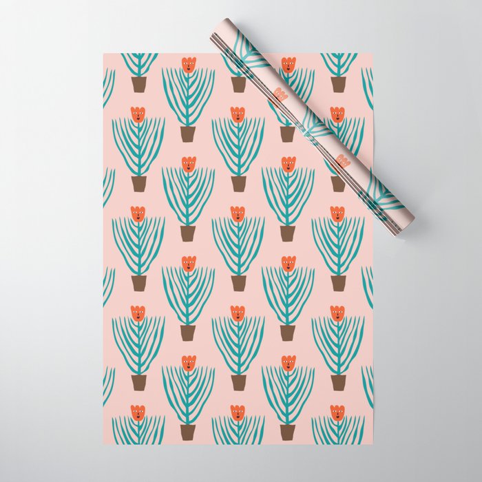 Sassy flower Wrapping Paper Gallery Image 1