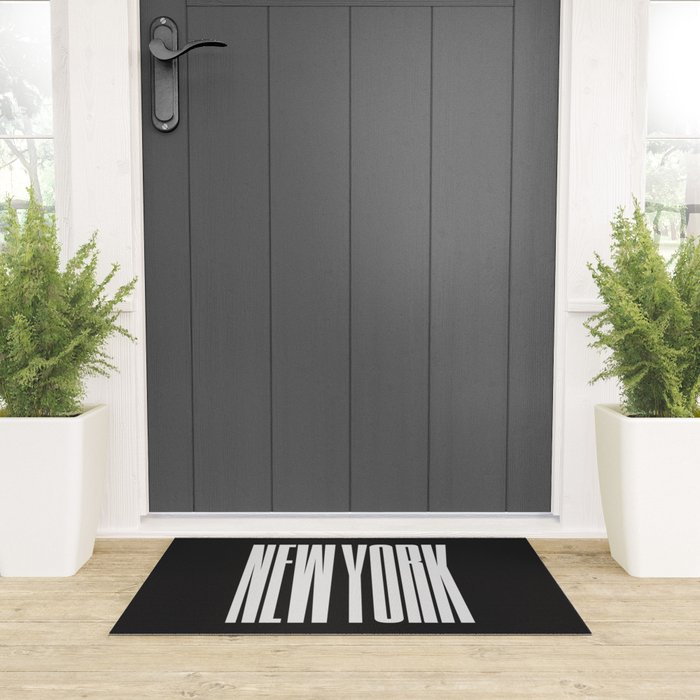 New York: B&W Typography Edition Welcome Mat Gallery Image 3