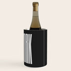 New York: B&W Typography Edition Wine Chiller Gallery Image 3