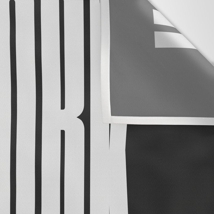 New York: B&W Typography Edition Wall Tapestry Gallery Image 3