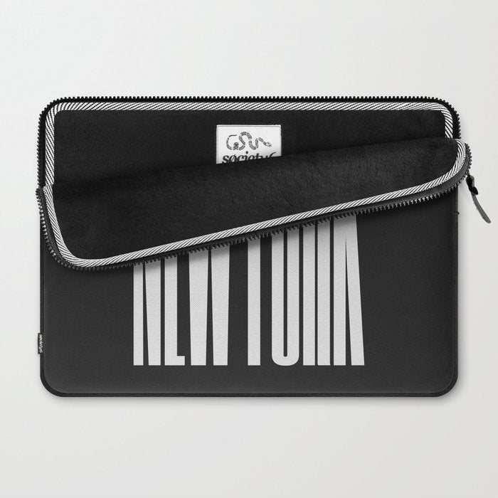 New York: B&W Typography Edition Laptop Sleeve Gallery Image 2