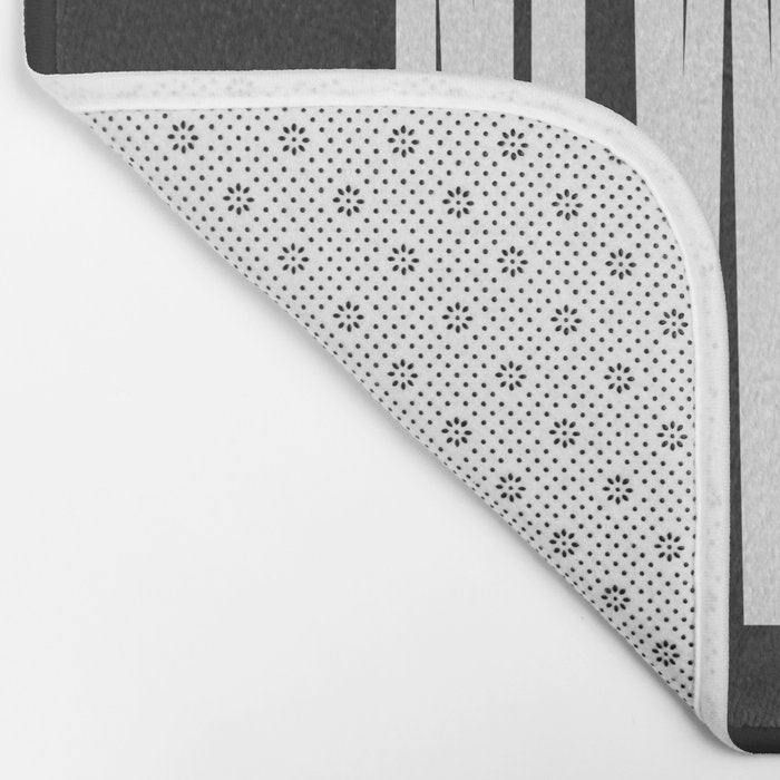 New York: B&W Typography Edition Bath Mat Gallery Image 2