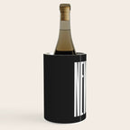 New York: B&W Typography Edition Wine Chiller Gallery Image 2