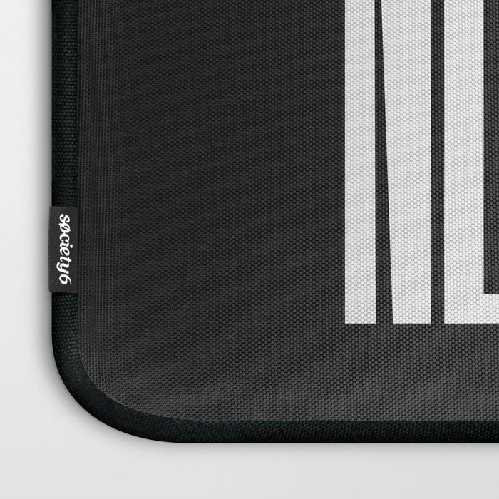 New York: B&W Typography Edition Laptop Sleeve Gallery Image 3