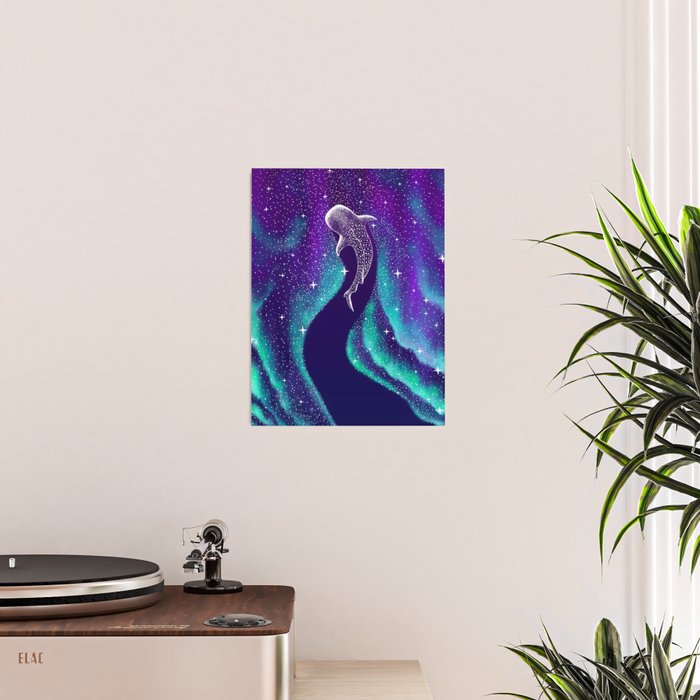 Star eater in northern lights Poster Gallery Image 2