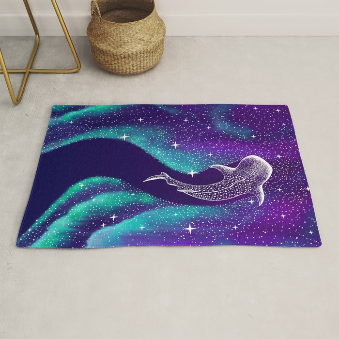 Star eater in northern lights Rug Gallery Image 1