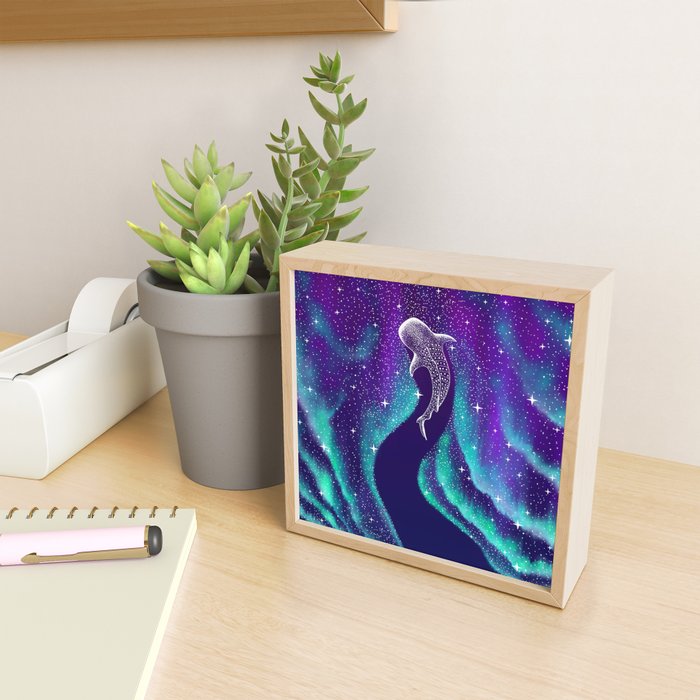 Star eater in northern lights Mini Art Print Gallery Image 2