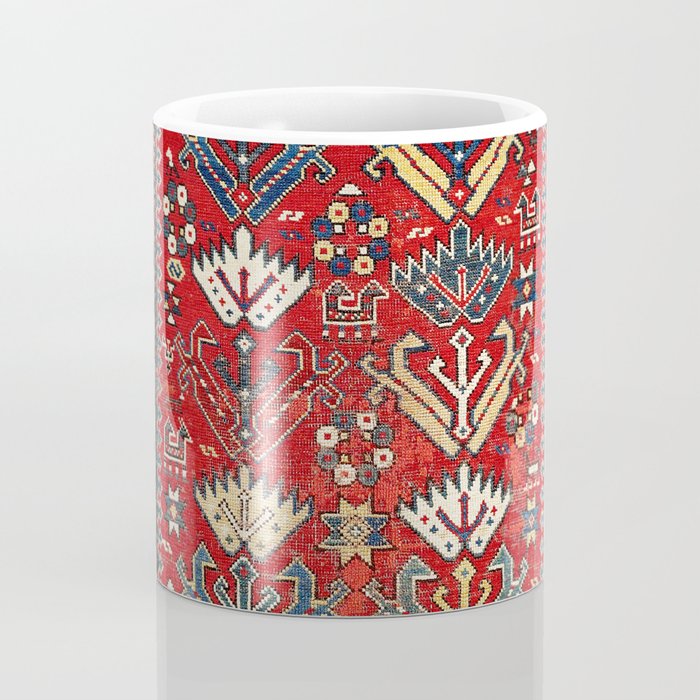 Genje Central Caucasus Rug Print Coffee Mug Gallery Image 4