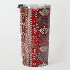 Genje Central Caucasus Rug Print Travel Mug Gallery Image 3