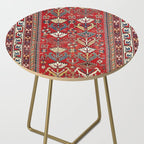 Genje Central Caucasus Rug Print Side Table Gallery Image 2