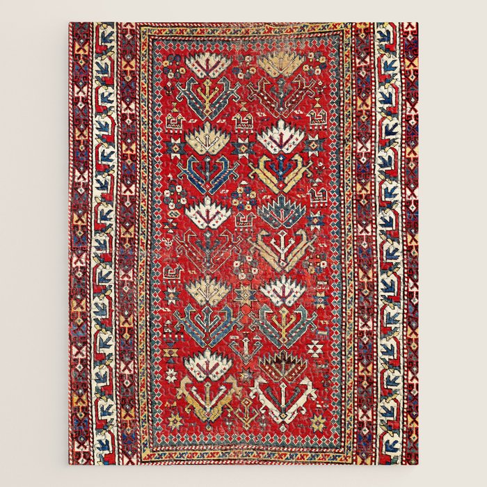 Genje Central Caucasus Rug Print Jigsaw Puzzle Gallery Image 1