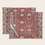 Genje Central Caucasus Rug Print Placemat Gallery Image 1