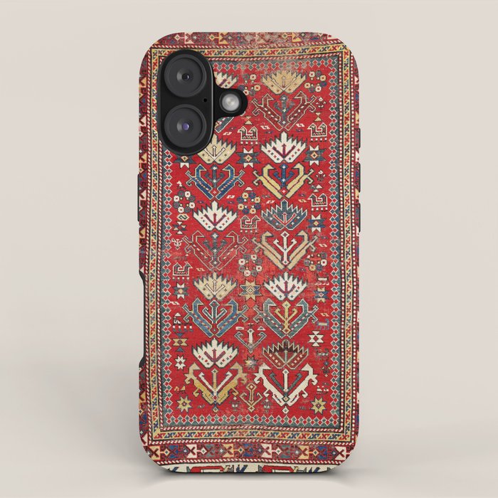Genje Central Caucasus Rug Print iPhone Case Gallery Image 1
