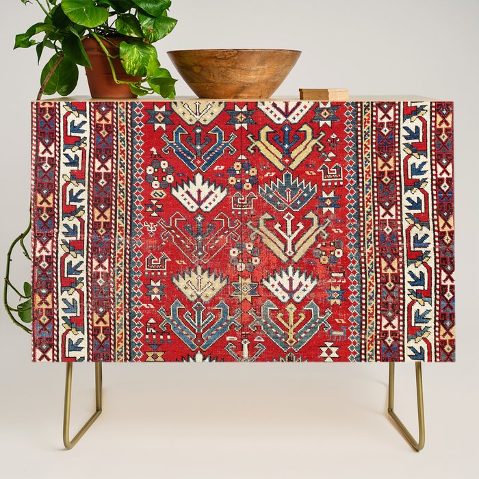 Genje Central Caucasus Rug Print Credenza Gallery Image 1