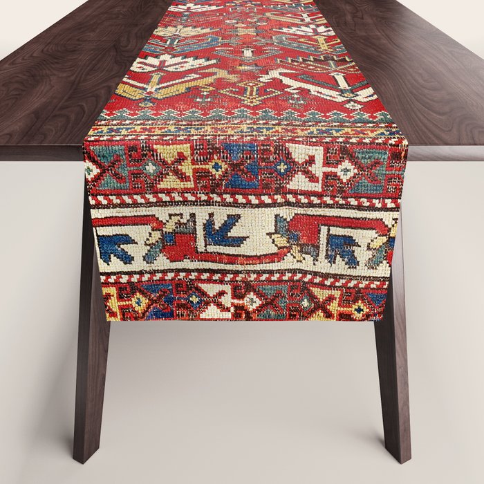 Genje Central Caucasus Rug Print Table Runner Gallery Image 1