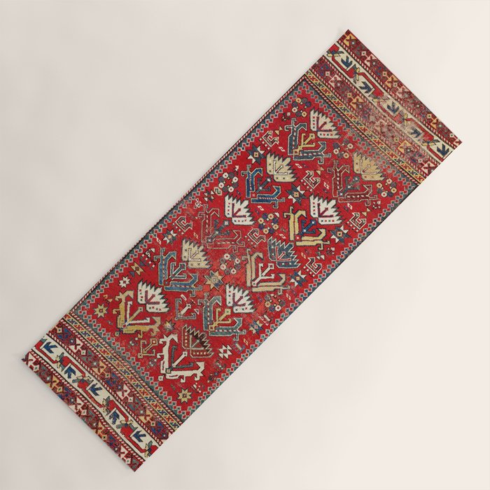Genje Central Caucasus Rug Print Yoga Mat Gallery Image 1