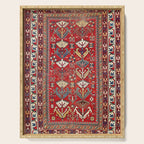 Genje Central Caucasus Rug Print Serving Tray Gallery Image 1
