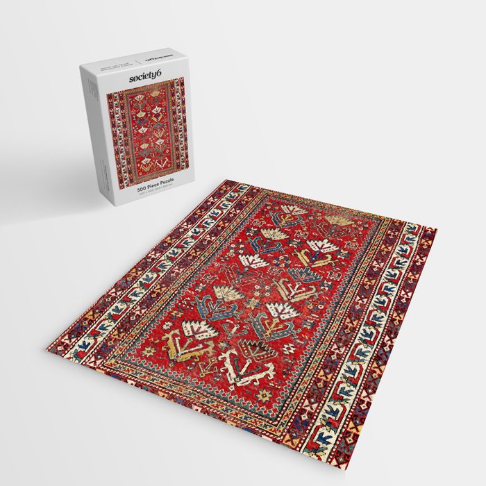 Genje Central Caucasus Rug Print Jigsaw Puzzle Gallery Image 2