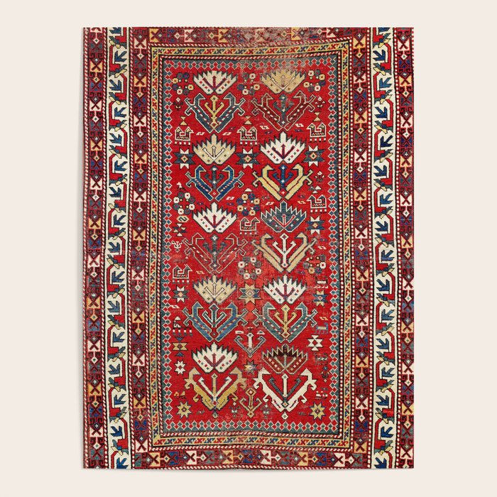 Genje Central Caucasus Rug Print Poster Gallery Image 4