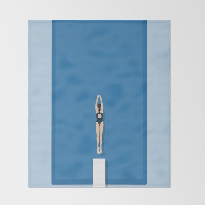 Pool Day Throw Blanket Gallery Image 2