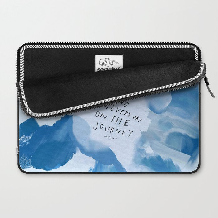 "Here's To Finding Joy, Every Day On The Journey" Laptop Sleeve Gallery Image 2