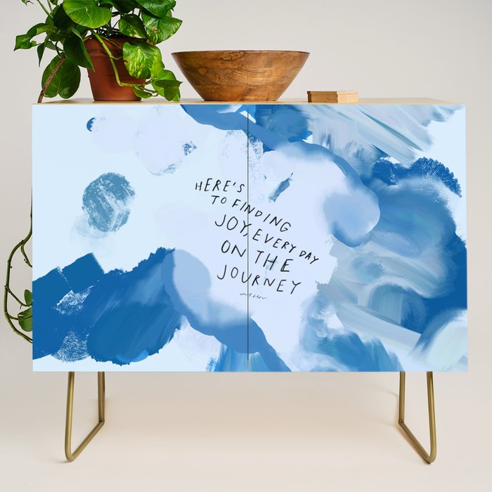 "Here's To Finding Joy, Every Day On The Journey" Credenza Gallery Image 1