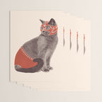 Cat Wrestler Wrapping Paper Gallery Image 3