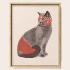 Cat Wrestler Serving Tray Gallery Image 1