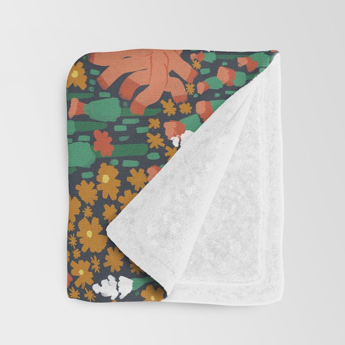 Floret in the closet Throw Blanket Gallery Image 3