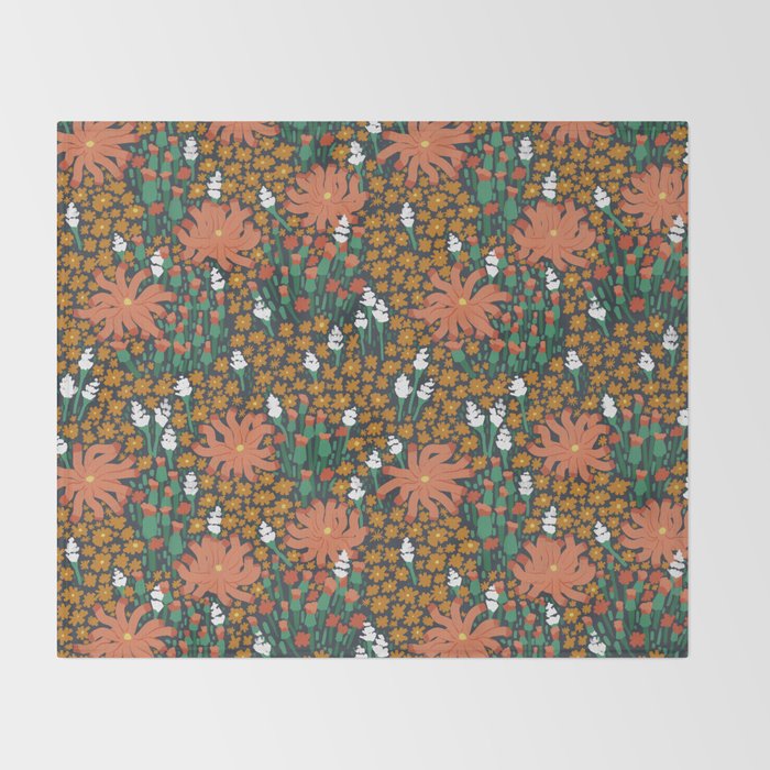 Floret in the closet Throw Blanket Gallery Image 2
