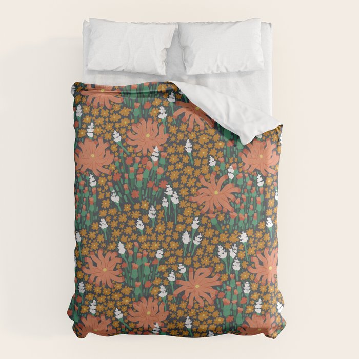 Floret in the closet Duvet Cover