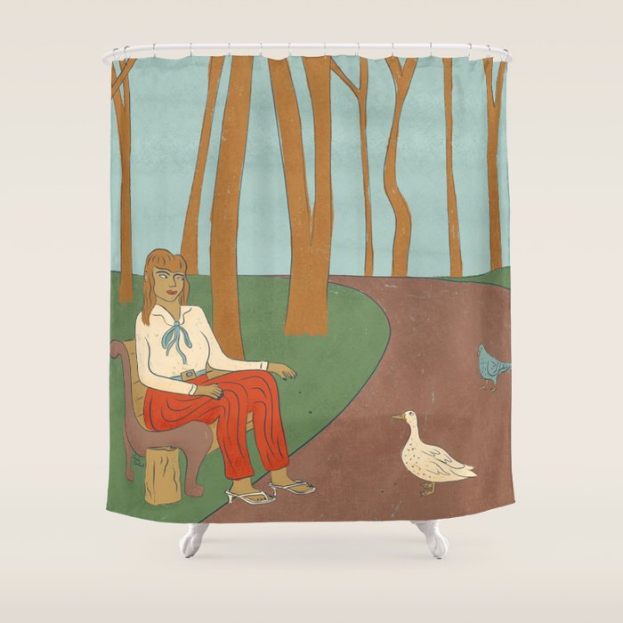Lunch Break Shower Curtain Gallery Image 1