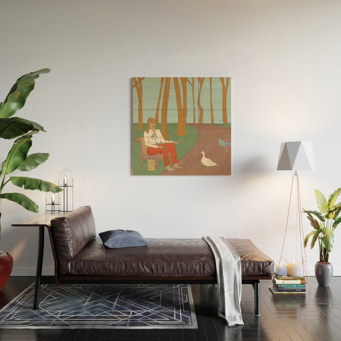 Lunch Break Wood Wall Art Gallery Image 2