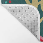 Joy Wreath - Teal Bath Mat Gallery Image 2