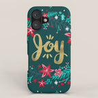 Joy Wreath - Teal iPhone Case Gallery Image 1