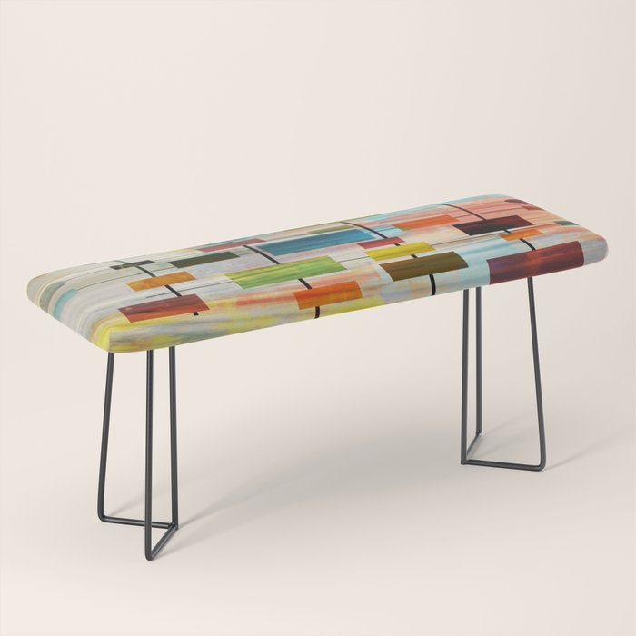 Mid-Century Modern Art 1.3 -  Graffiti Style Bench Gallery Image 1