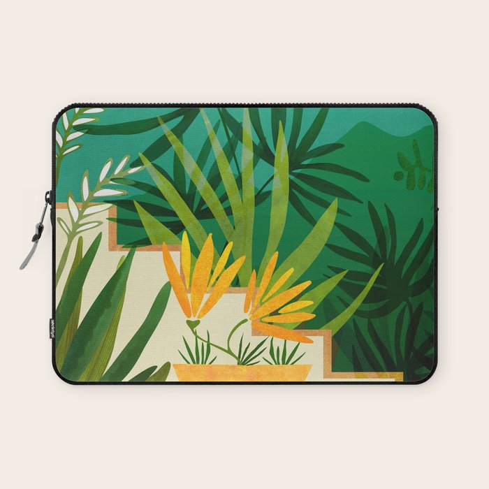 Exotic Garden Nightscape Tropics Laptop Sleeve Gallery Image 1
