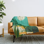 Exotic Garden Nightscape Tropics Throw Blanket Gallery Image 1