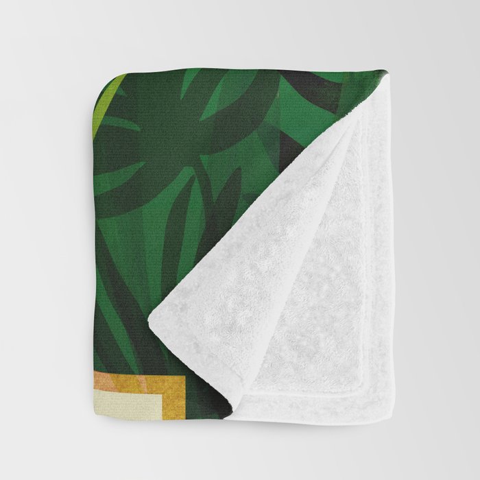 Exotic Garden Nightscape Tropics Throw Blanket Gallery Image 3